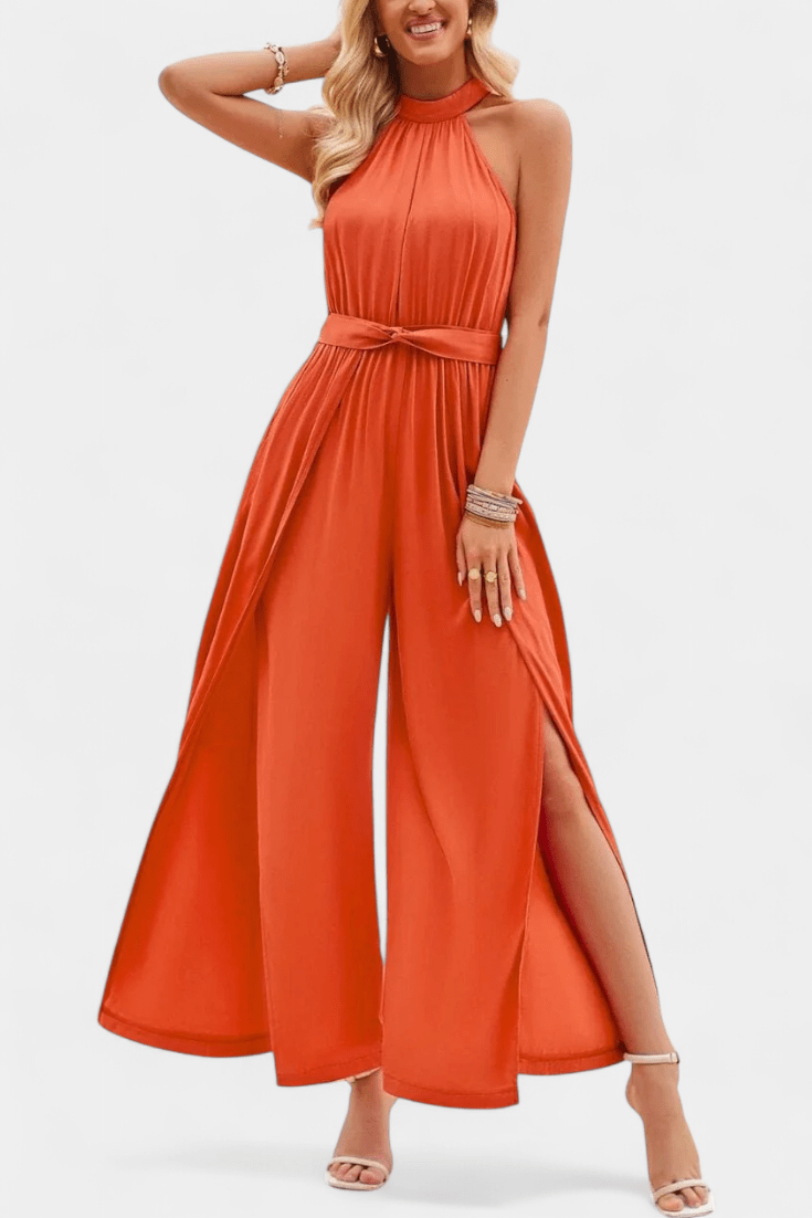 Asymmetrisk jumpsuit
