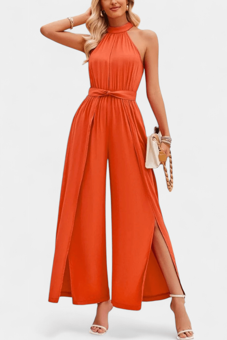 Asymmetrisk jumpsuit