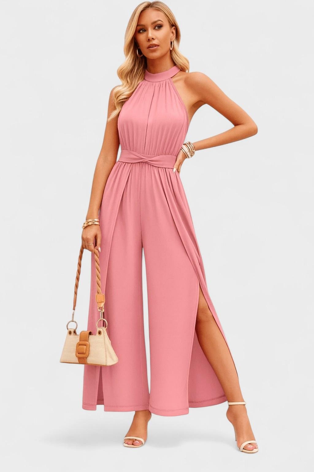 Asymmetrisk jumpsuit