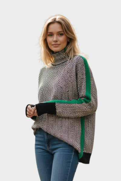 Marie højhalset uldtrøje