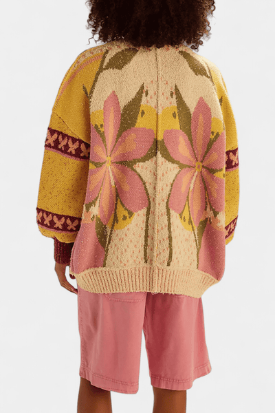 Stine blomstret cardigan